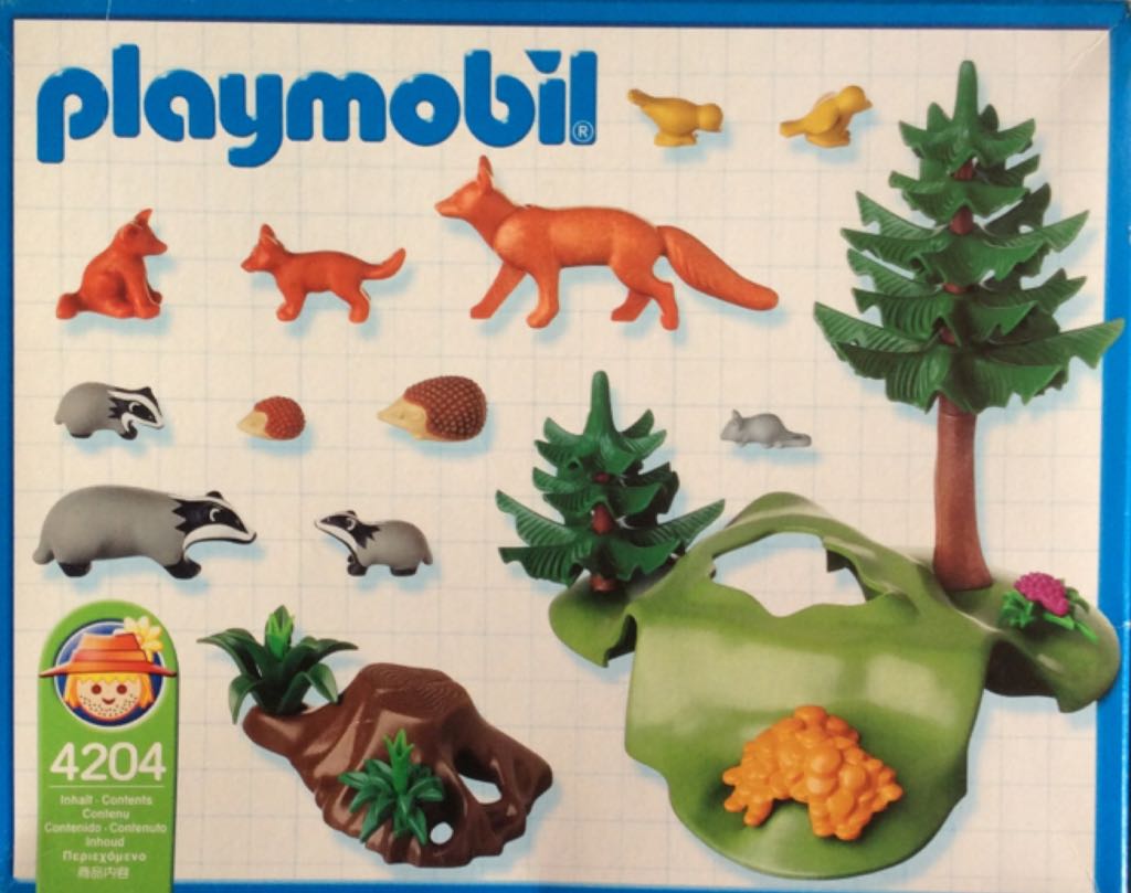 Playmobil 4204 - Dachs- und Fuchsbau 4+ - Neu - Vida Selvagem (4204) playmobil collectible [Barcode 4008789042040] - Main Image 2