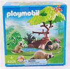 2005 Geobra Playmobil Wildlife Play Set No 4205 NIPRaccoon Family Den - Vida Selvagem (4205) playmobil collectible [Barcode 4008789042057] - Main Image 1