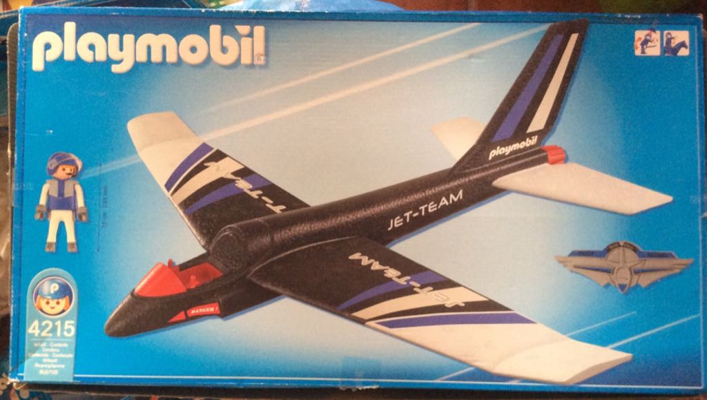 Playmobil 4215 and Launch Glider Jet Team. Delivery is - Sports & Action (4215) playmobil collectible [Barcode 4008789042156] - Main Image 2