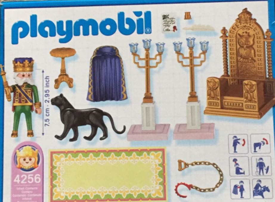 4256 Royal Throne  - Magic (4256) playmobil collectible [Barcode 4008789042569] - Main Image 2