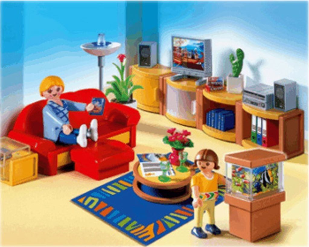 Suburban House Living/Lounge Room Set  - City (4282) playmobil collectible [Barcode 4008789042828] - Main Image 2
