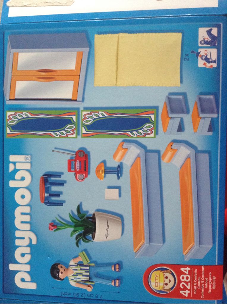 Playmobil 4284 Master Bedroom - City (4284) playmobil collectible [Barcode 4008789042842] - Main Image 2