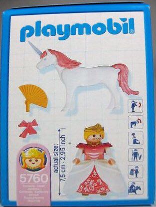 Princess with Magical Unicorn - Princess (5760) playmobil collectible [Barcode 025369057601] - Main Image 2
