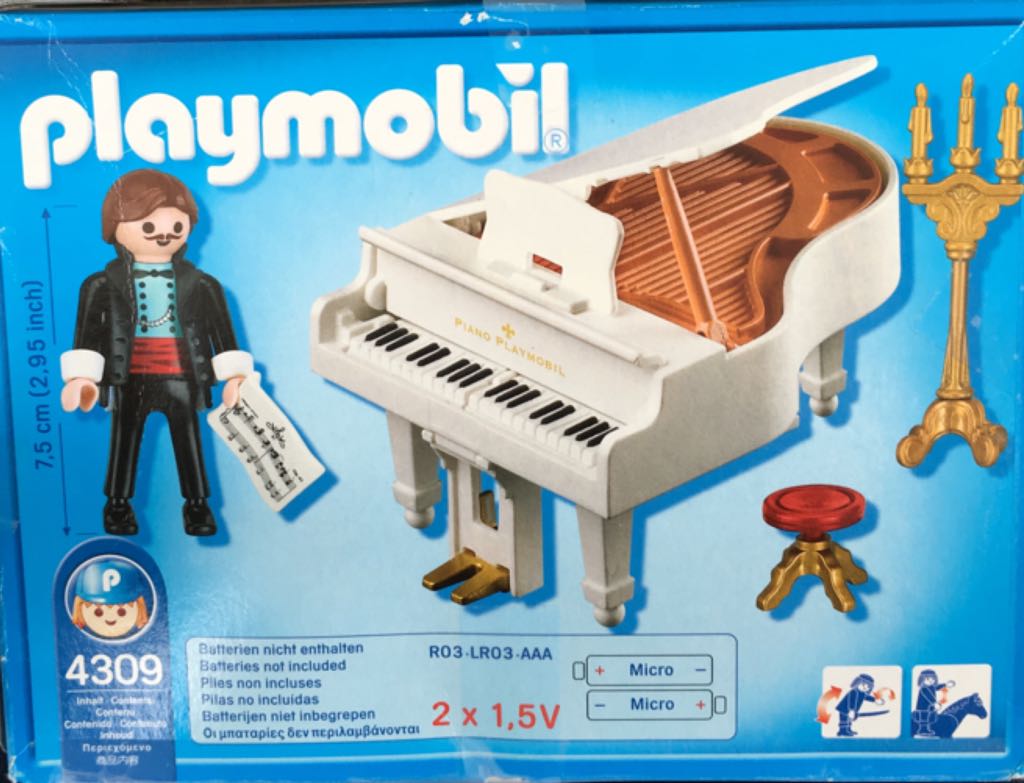 Playmobil 4309 Piano/Klavier mit Spieler + Anleitung!  (4309) playmobil collectible [Barcode 4008789043092] - Main Image 2