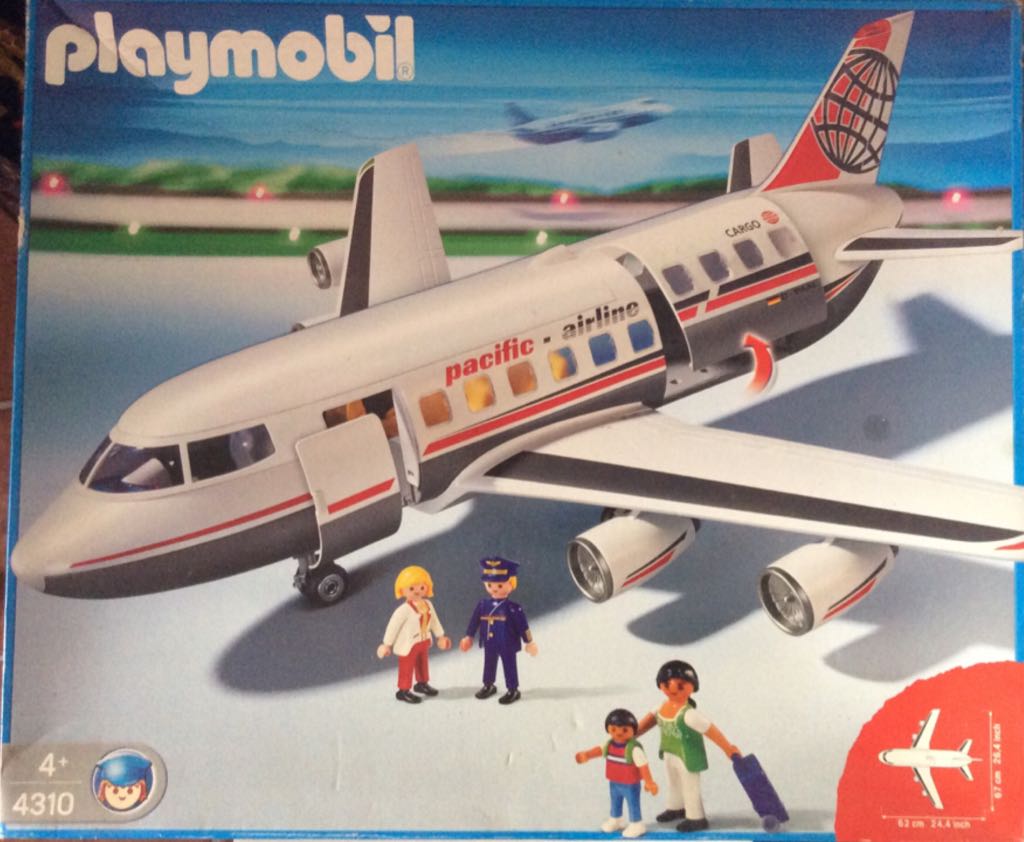 Playmobil 4310 - Aeroplane - used boxed with instructions - Aeroporto (4310) playmobil collectible [Barcode 4008789043108] - Main Image 1