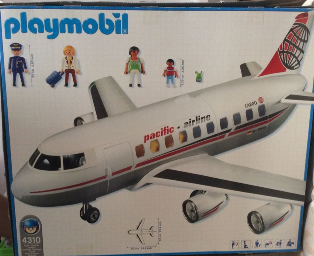 Playmobil 4310 - Aeroplane - used boxed with instructions - Aeroporto (4310) playmobil collectible [Barcode 4008789043108] - Main Image 2
