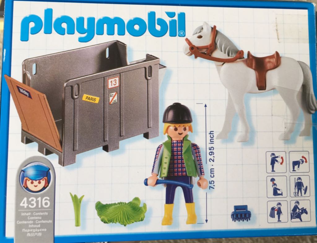 Playmobil - Horse Cargo 4316 -Item  playmobil collectible [Barcode 4008789043160] - Main Image 2