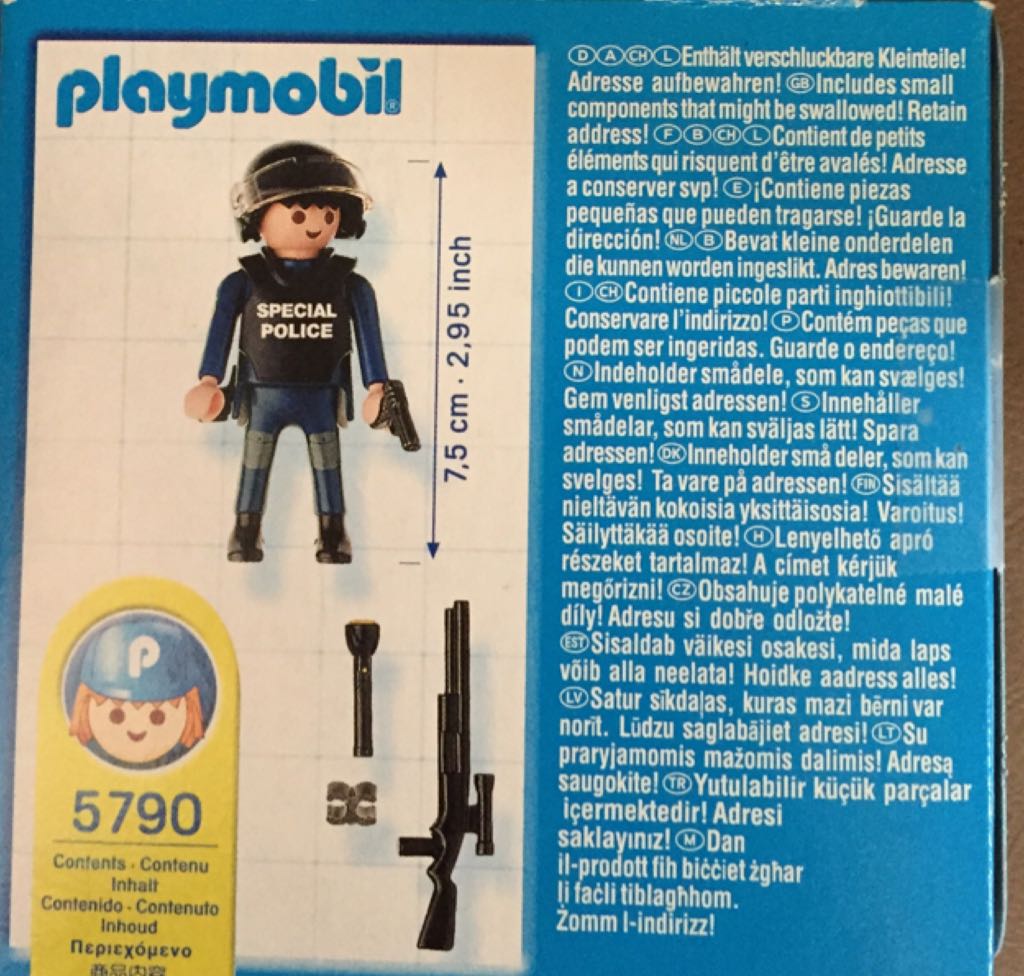 5790 Special Police  playmobil collectible [Barcode 025369057908] - Main Image 2