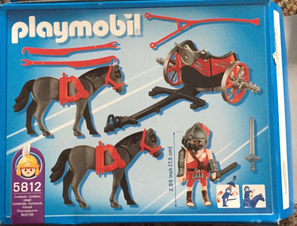 5812 Roman Chariot  playmobil collectible [Barcode 025369058127] - Main Image 2