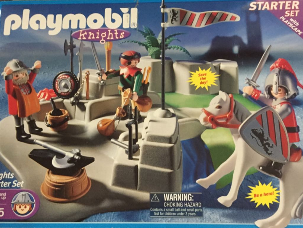 3125 Knights Starter Set  playmobil collectible [Barcode 025369031250] - Main Image 1