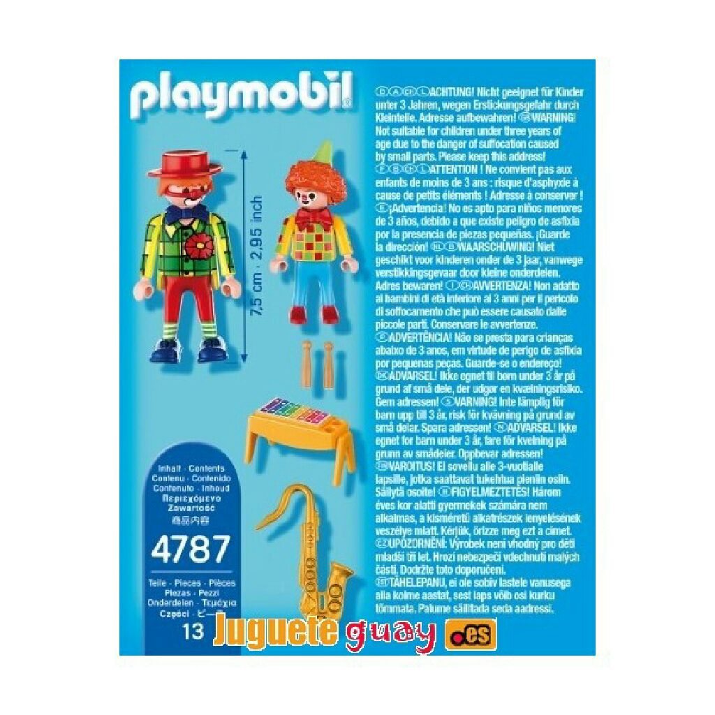 Clowns - Special Plus (4787) playmobil collectible [Barcode 4002189047872] - Main Image 2