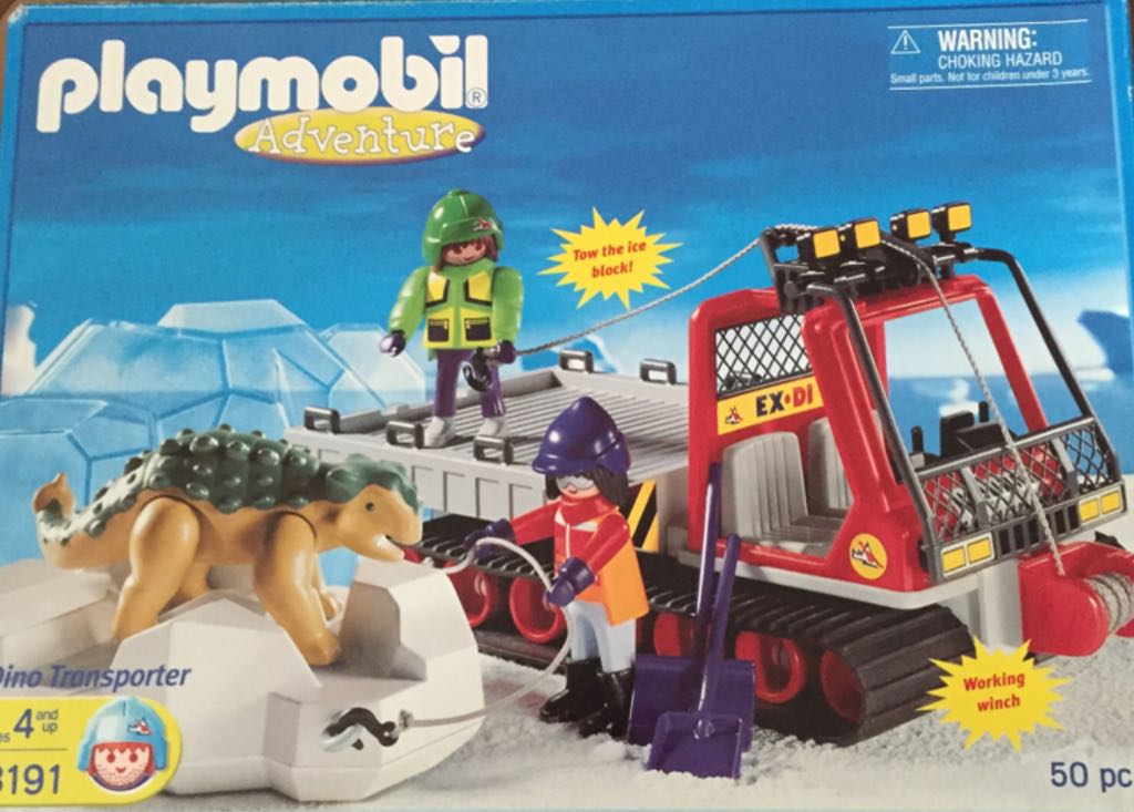 Adventure Dino Transporter - Polar Artic (3191) playmobil collectible [Barcode 025369031915] - Main Image 1