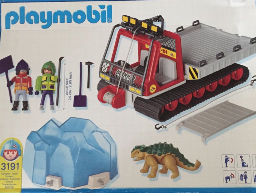 Adventure Dino Transporter - Polar Artic (3191) playmobil collectible [Barcode 025369031915] - Main Image 2