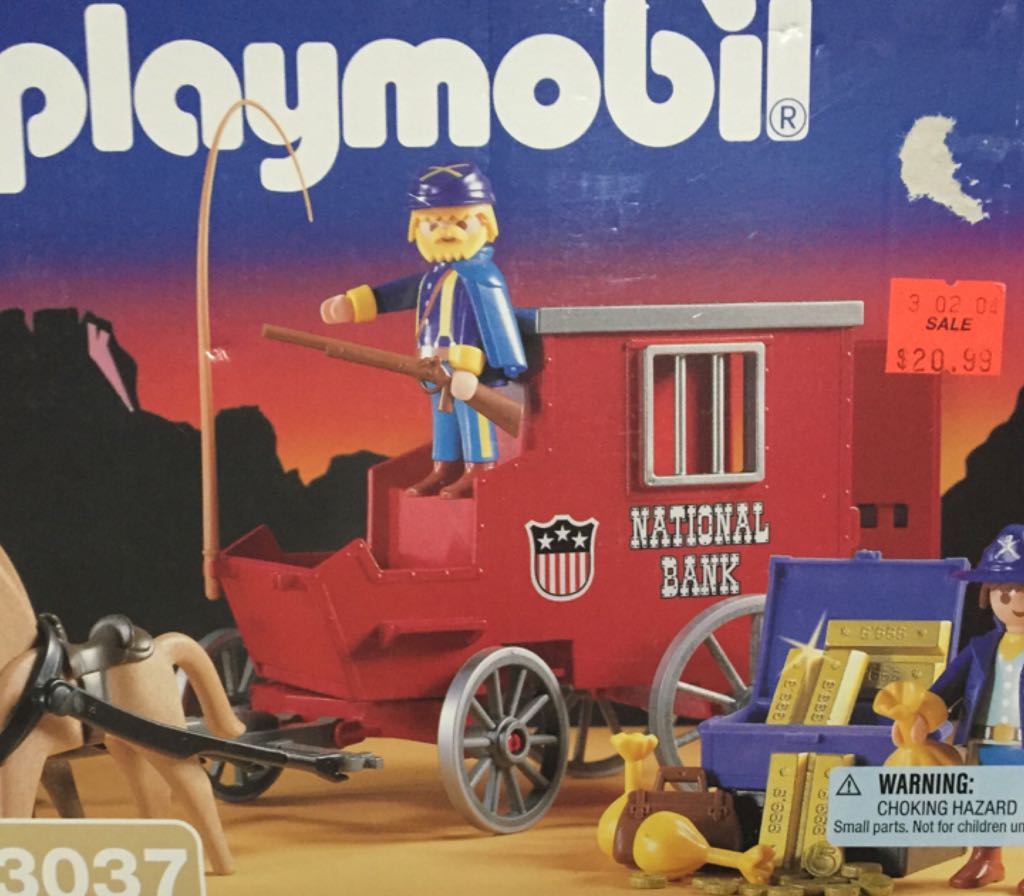 3037 Western Armored Bank Wagon - Western (3037) playmobil collectible [Barcode 4008789030375] - Main Image 1