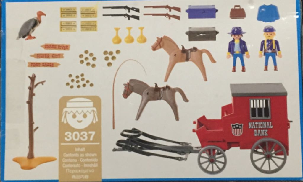 3037 Western Armored Bank Wagon - Western (3037) playmobil collectible [Barcode 4008789030375] - Main Image 2