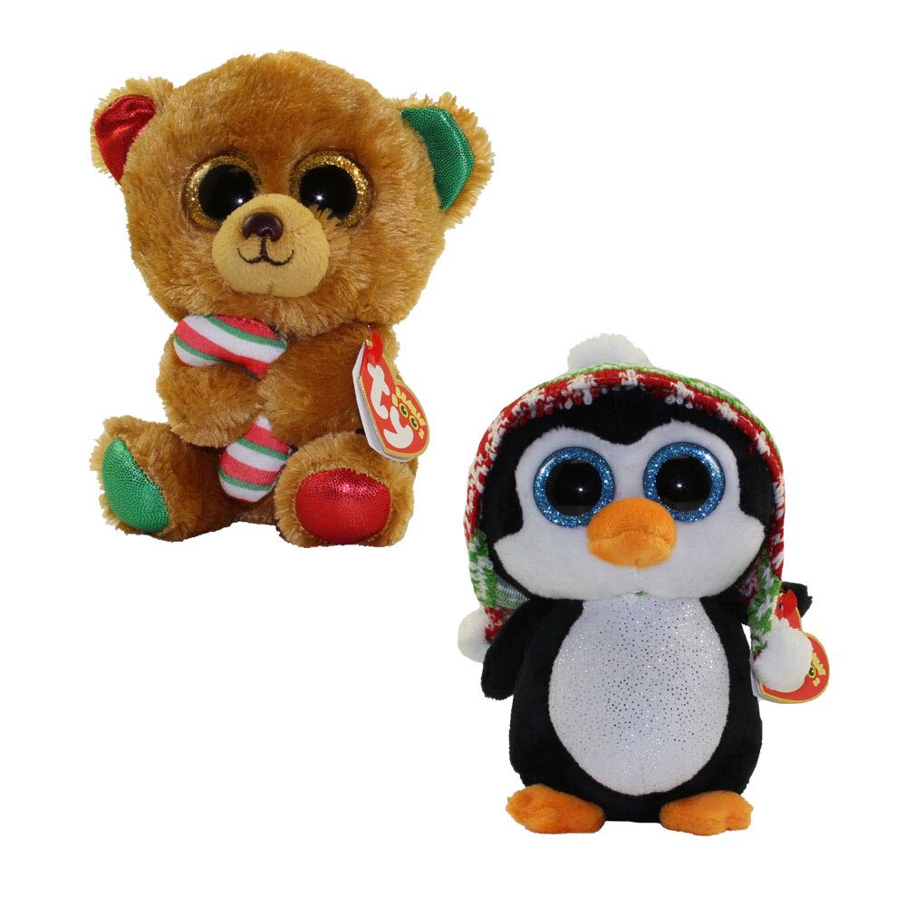 Bella The Bear - Beanie Boo - Christmas  plush collectible [Barcode 008421372409] - Main Image 2