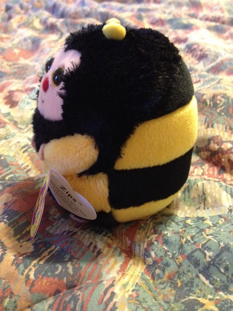 Zips Beanie Ballz  plush collectible [Barcode 008421380077] - Main Image 2