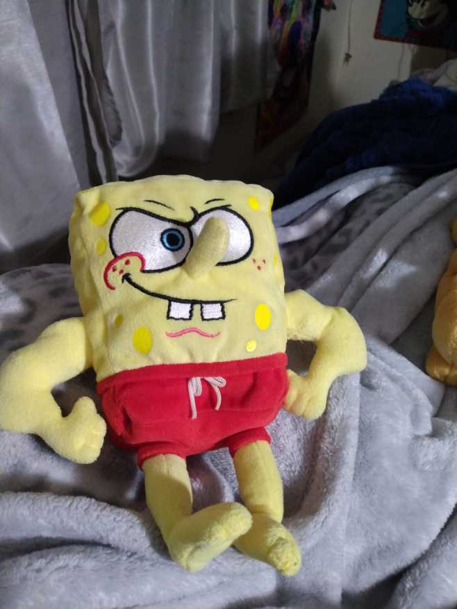 Musclebob Buffpants - SpongeBob  plush collectible [Barcode 008421403820] - Main Image 2