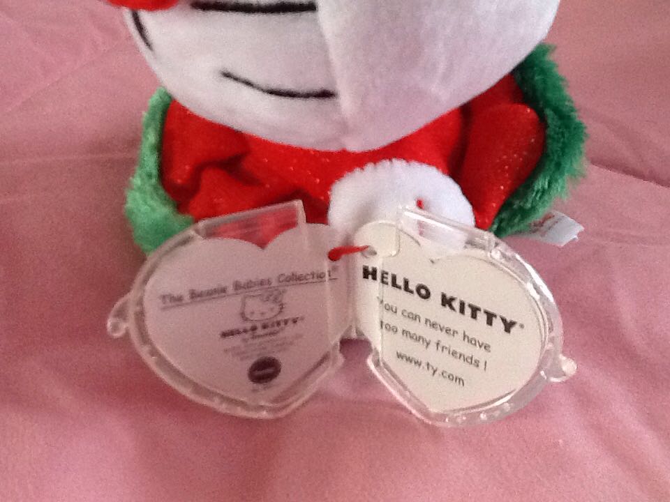 Hello Kitty - Christmas Red Dress And  Reindeer Antlers  plush collectible [Barcode 008421411177] - Main Image 2