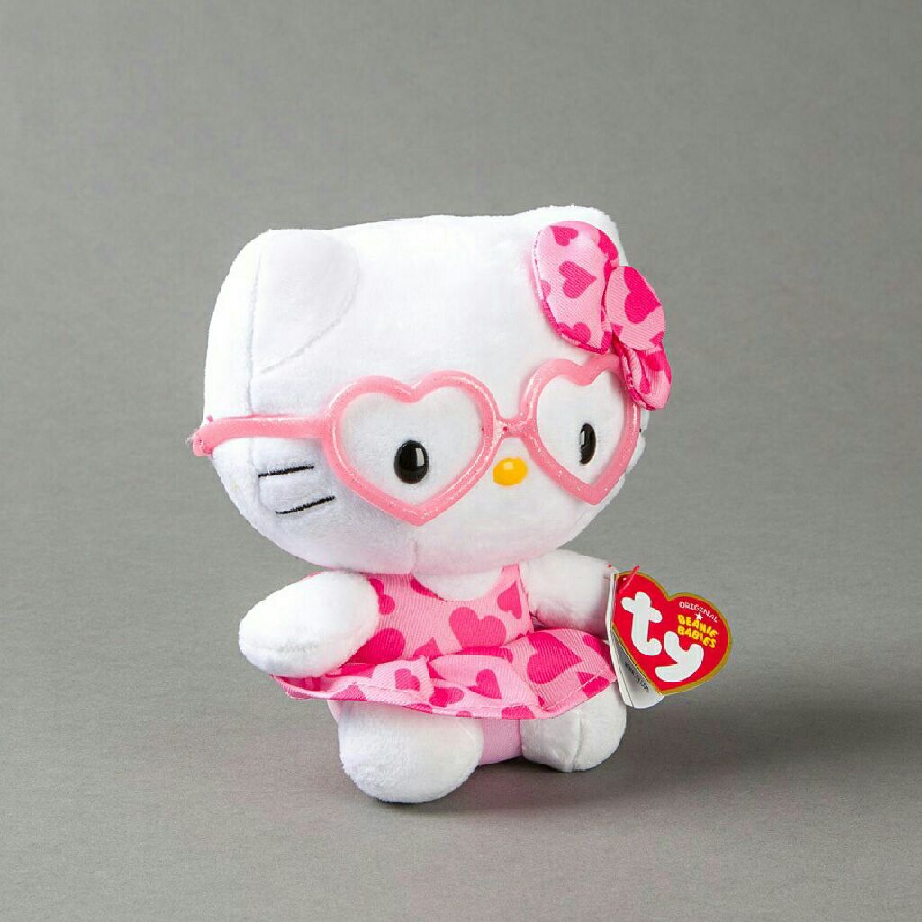 Hello Kitty - Rainbow Leopard Print W Purple Glasses