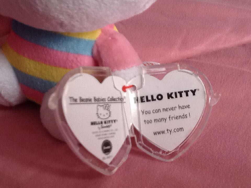 Hello Kitty Cotton Candy  plush collectible [Barcode 008421411436] - Main Image 2
