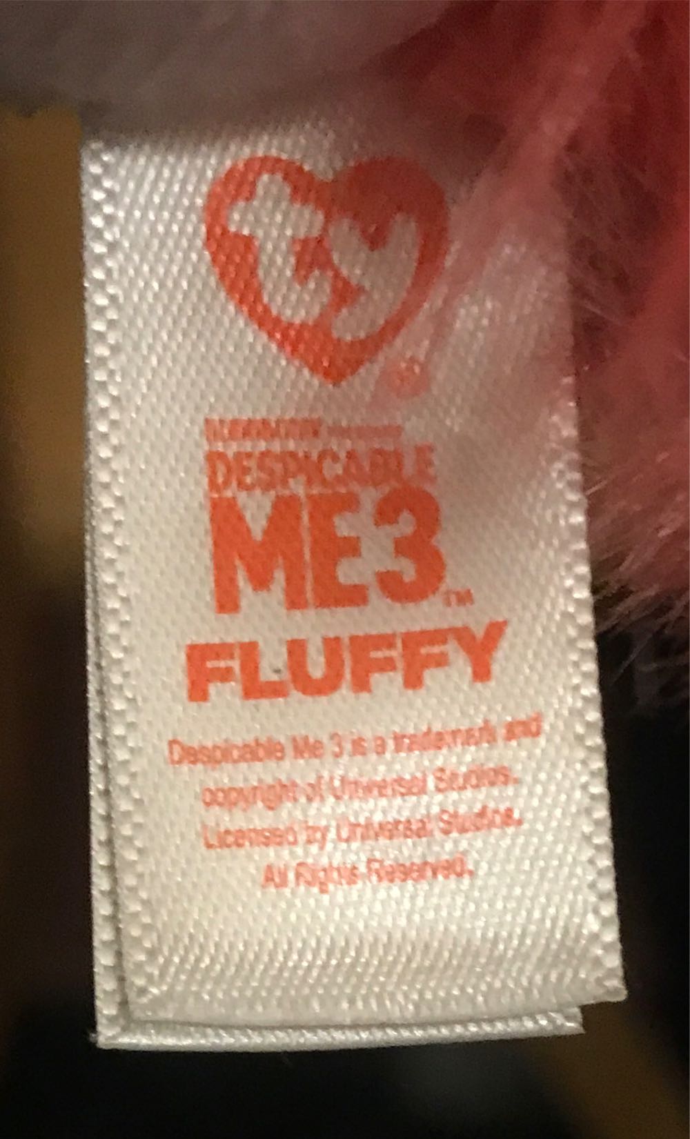 Fluffy the Unicorn  (United States) plush collectible [Barcode 008421412402] - Main Image 3