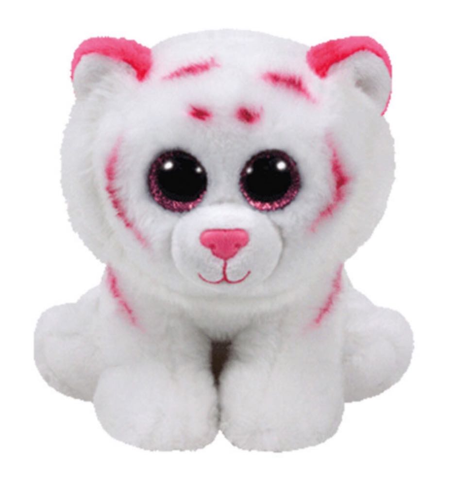 Tabor Pink/White Tiger  (United States) plush collectible [Barcode 008421421862] - Main Image 2