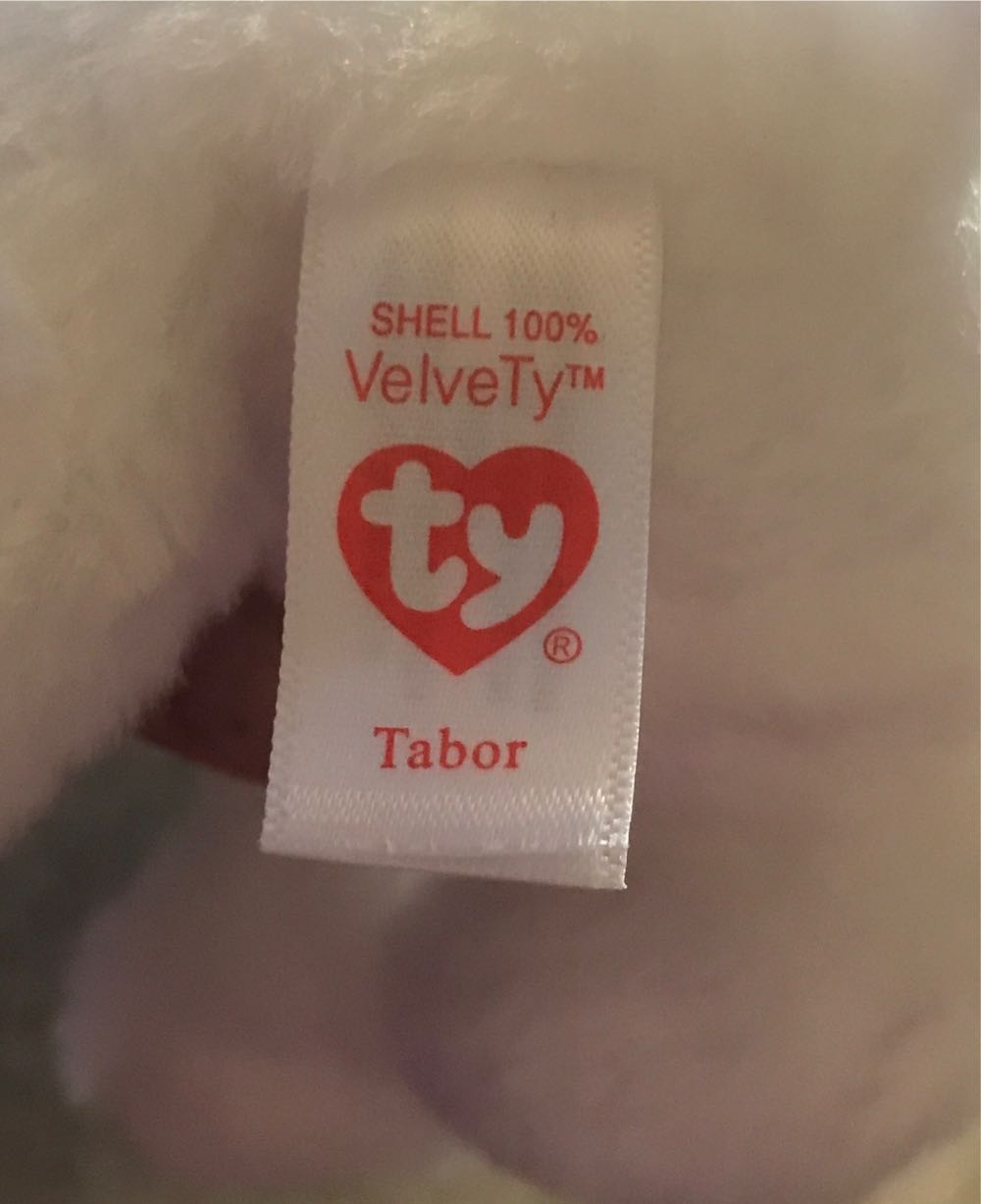 Tabor Pink/White Tiger  (United States) plush collectible [Barcode 008421421862] - Main Image 3