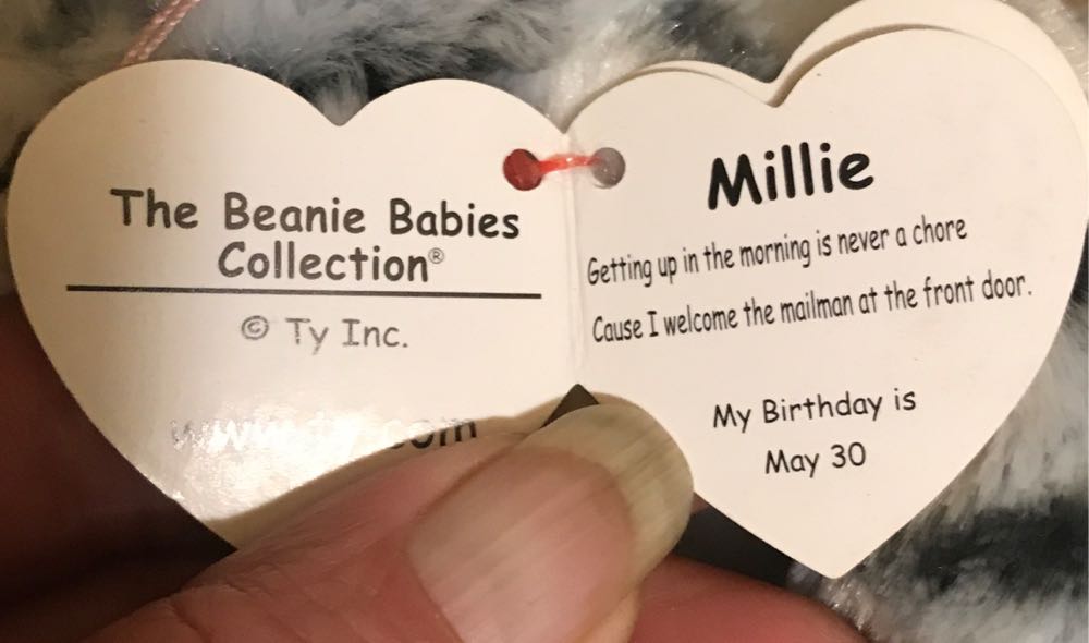 Millie Grey Striped Tabby Cat  plush collectible [Barcode 008421423040] - Main Image 3