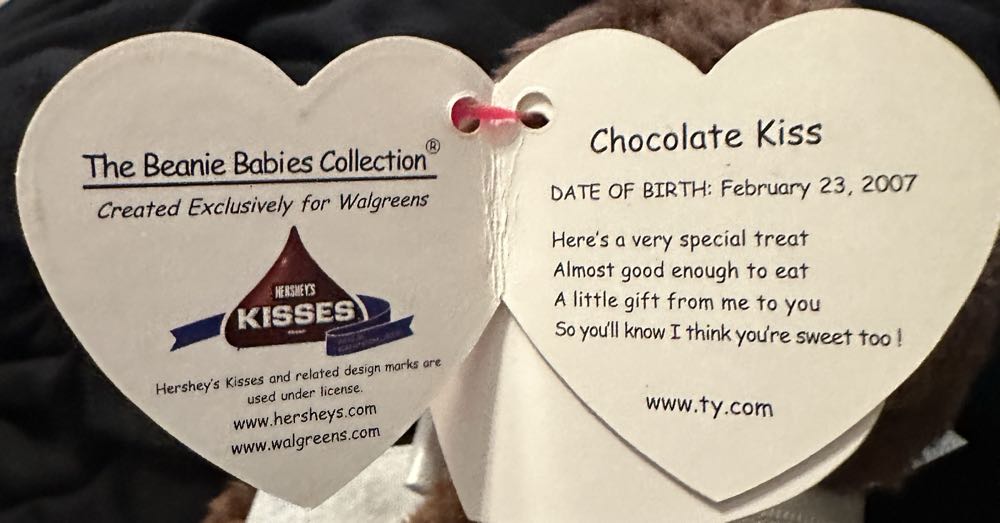 Chocolate Kiss  plush collectible [Barcode 008421470914] - Main Image 2