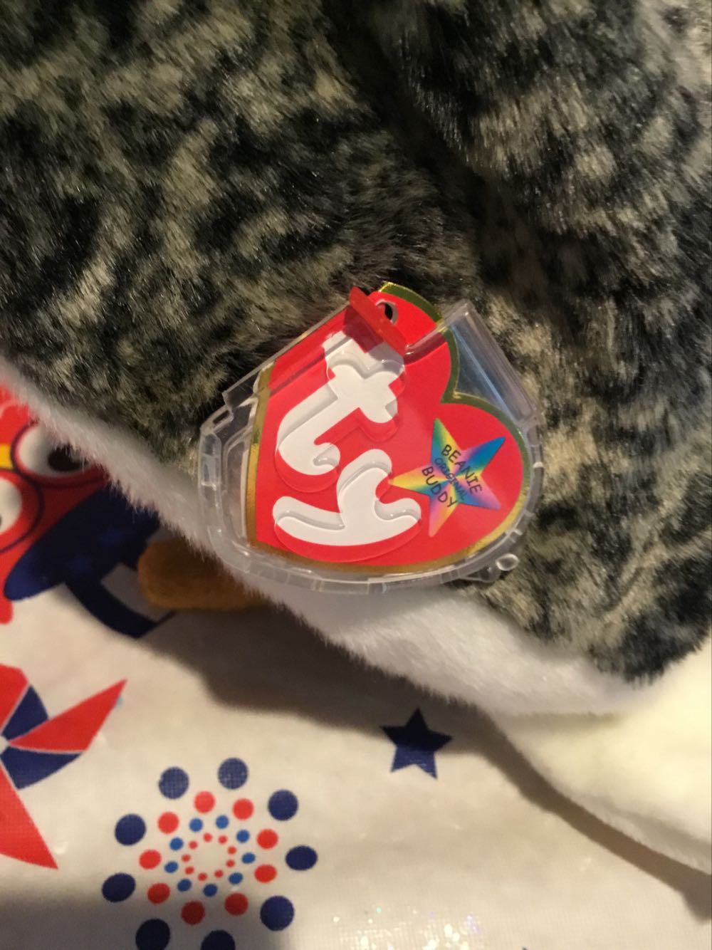 Valor The Eagle Buddy TY  plush collectible [Barcode 008421900053] - Main Image 2