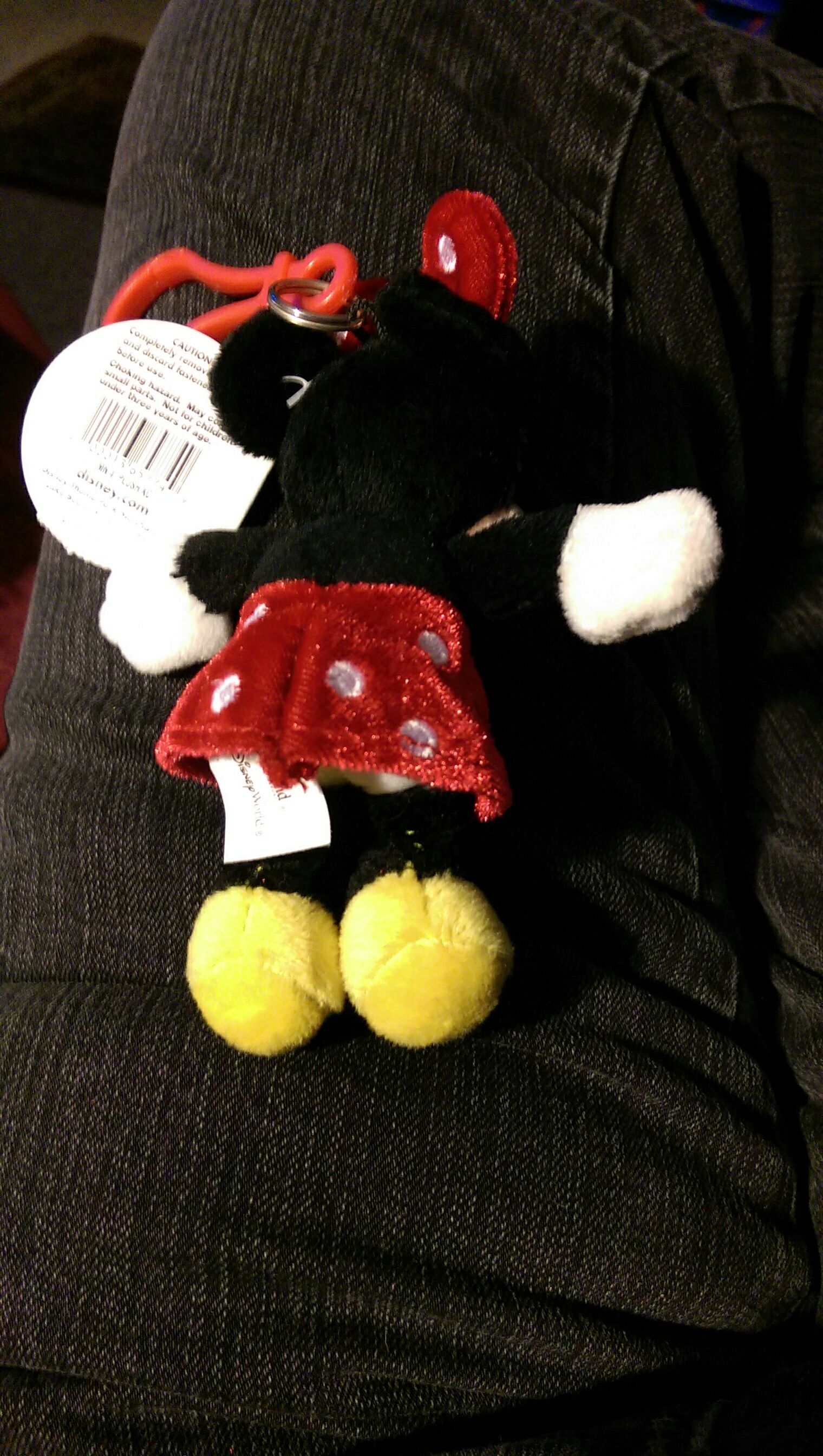 Minnie Mouse Keychain  plush collectible [Barcode 400013657749] - Main Image 2