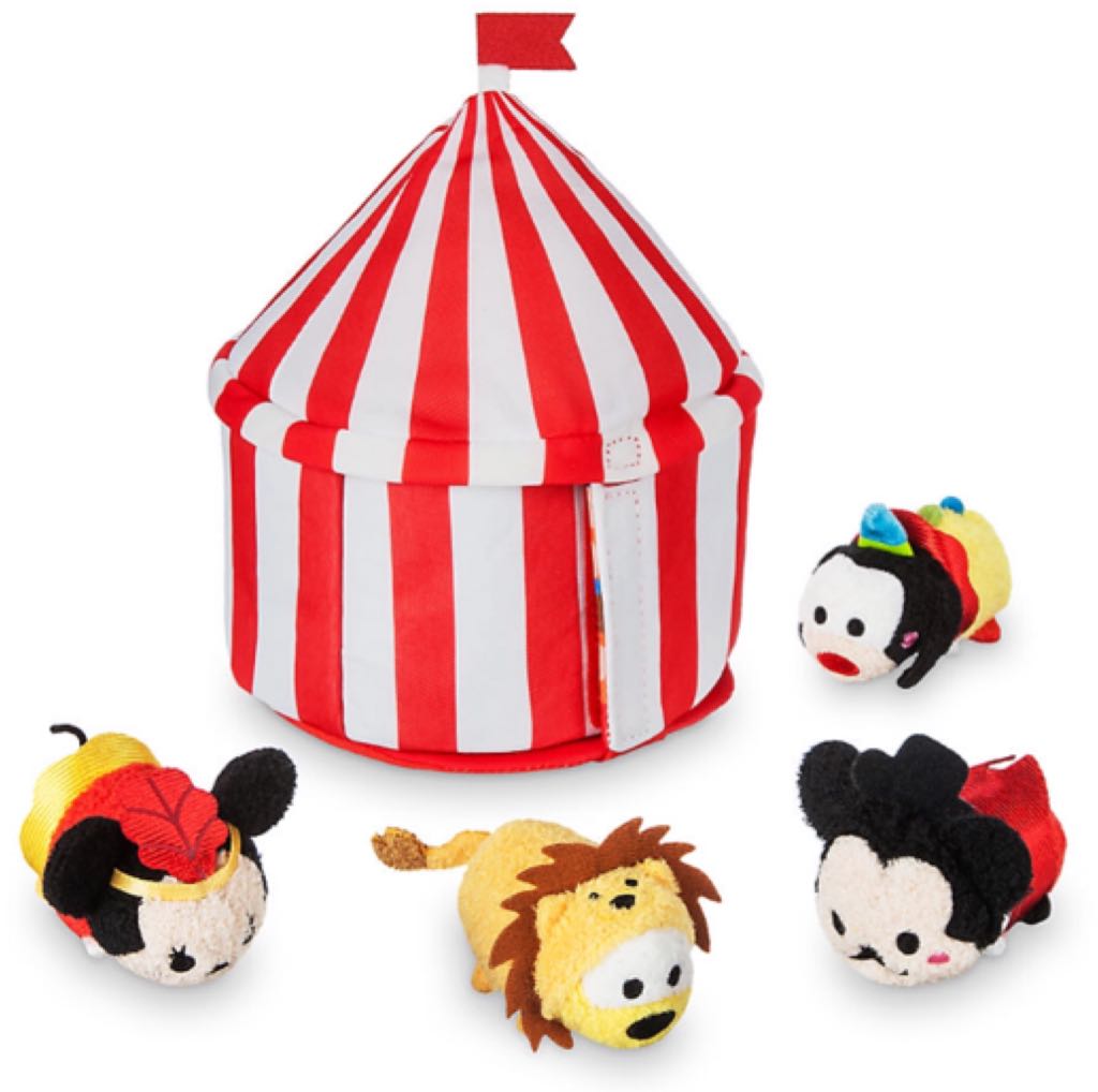 Mickey Mouse Circus Tent Plus Set 6.4 Plus 4 Micro Tsum Tsum 2.5  plush collectible [Barcode 412343337482] - Main Image 2