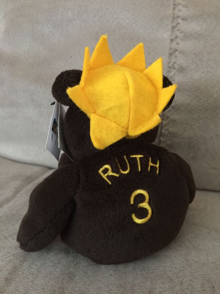 # HR King Babe Ruth #3  plush collectible [Barcode 616132620049] - Main Image 2