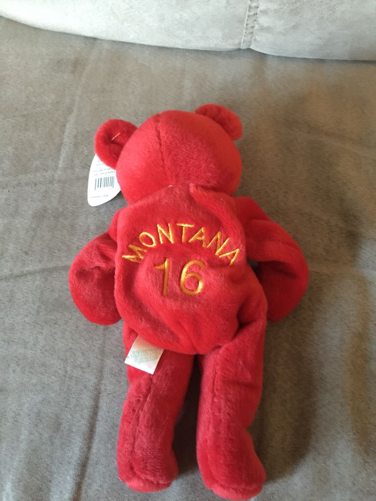 NFL Joe Montana # 16  plush collectible [Barcode 616132999442] - Main Image 2