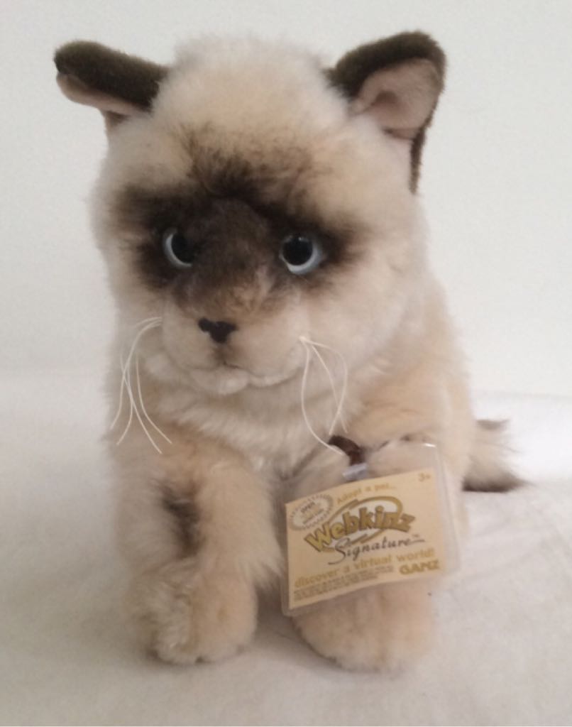 Cat-Ganz Webkins Signature Ragdoll Cat  plush collectible [Barcode 661371713540] - Main Image 2