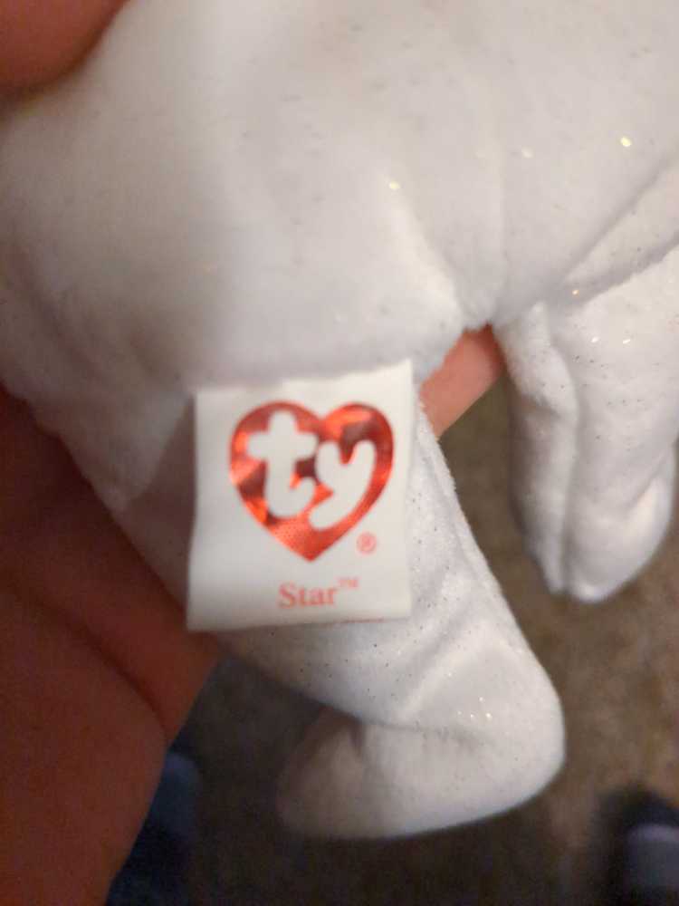 Star The Bear Blue Star  (United States) plush collectible [Barcode 008421047031] - Main Image 2