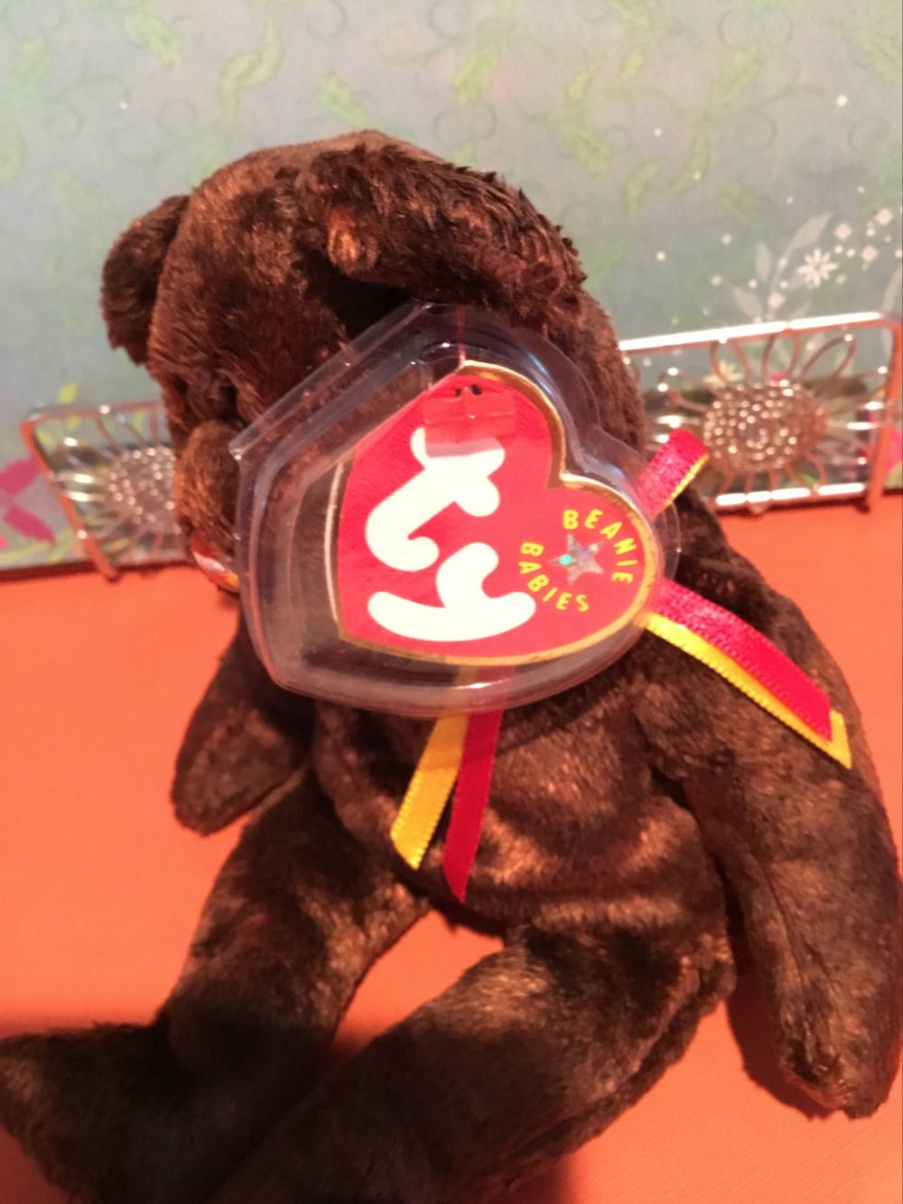 M.C. Beanie The Bear 🐻 . Black Nose L  plush collectible - Main Image 3