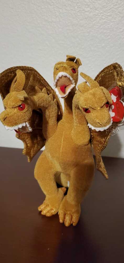 King Ghidorah Ty Classic  (Japan) plush collectible [Barcode 008421056156] - Main Image 3