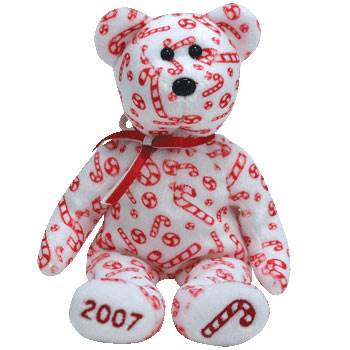 Candy Canes The Bear Christmas  plush collectible [Barcode 002421470882] - Main Image 1