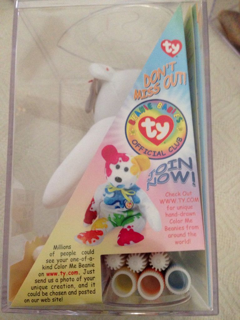 Color Me The Bear - Pink Ribbon  plush collectible - Main Image 2