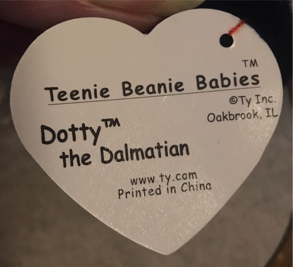 ✓ Dotty the Dalmatian  plush collectible - Main Image 3