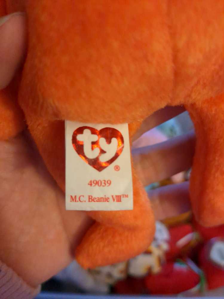M.C. Beanie VIII The Bear  plush collectible - Main Image 2