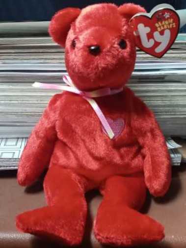 Kiss-e the Valentine Bear 🐻 L  plush collectible - Main Image 2