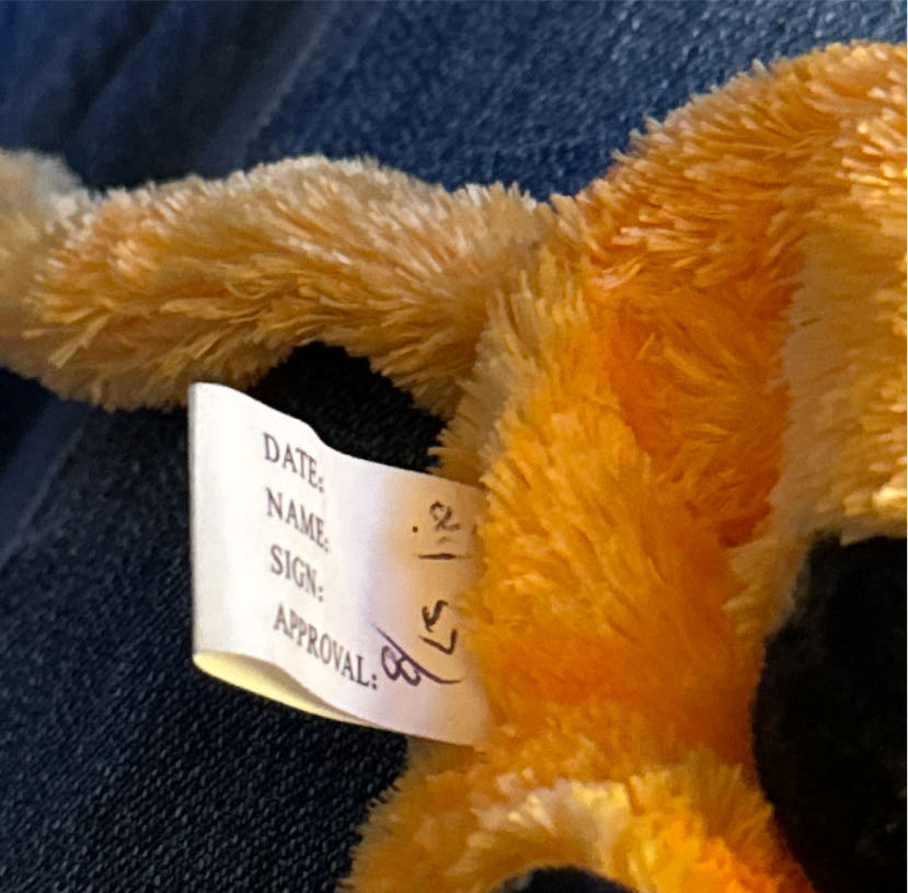 Scared-e (wrong Tag)  plush collectible - Main Image 3