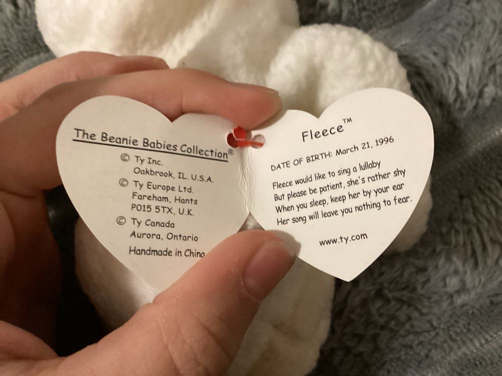 Fleece Beanie Buddie  plush collectible - Main Image 2