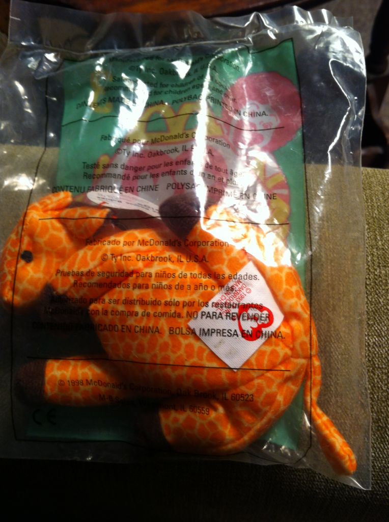 Twigs The Giraffe - Teenie Beanie  (United States) plush collectible - Main Image 2