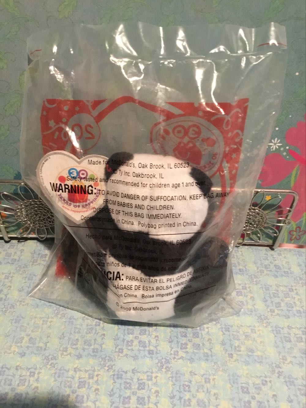 MING The Panda (Teenie Beanie)  plush collectible - Main Image 2