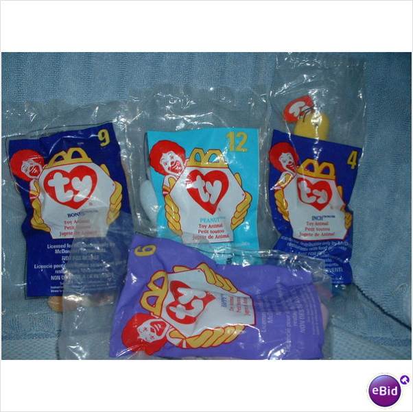 8 Piece Malaysia Teenies  plush collectible - Main Image 1