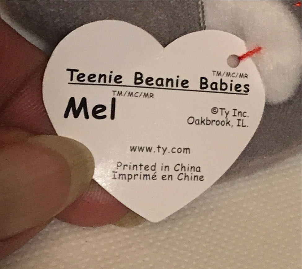 Mel the Koala (Tennie Beanie)  (China) plush collectible - Main Image 3